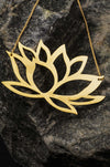 lotus shaped necklace
